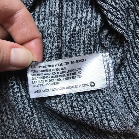 A New Day Gray Knit Bodycon Dress, NWT, M - Picture 5 of 14